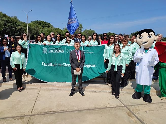 Facultad de Ciencias Biológicas presente en las actividades por el 474° aniversario de la UNMSM