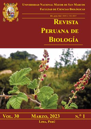 Revista Peruana de Biología Vol. 30 Núm. 1 (2023)