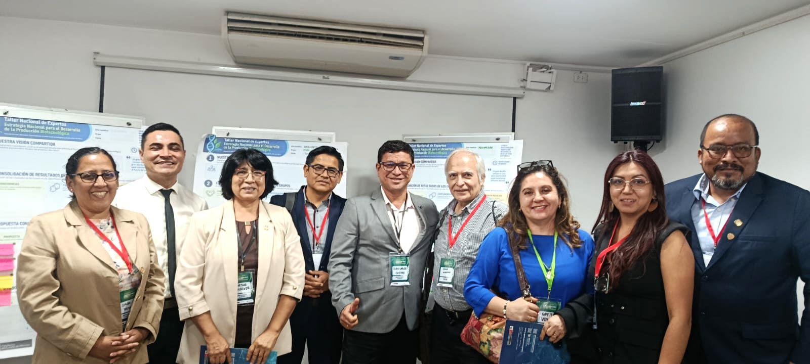 Decana de la Facultad de Ciencias Biológicas UNMSM participa en la validación de la Estrategia Nacional para el Desarrollo de la Producción Biotecnológica 2026–2035