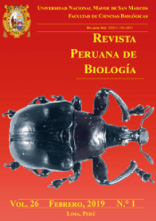 Revista Peruana de Biología Vol. 26 Núm. 1