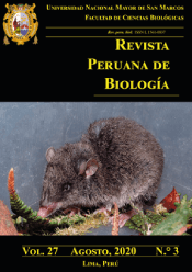 Revista Peruana de Biología Vol. 27 Núm. 3
