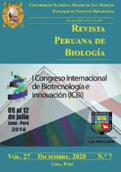 Revista Peruana de Biología Vol. 27 Núm. 1
