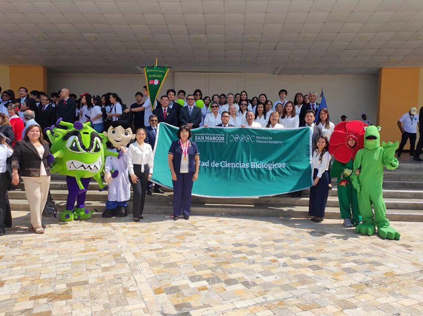 Facultad de Ciencias Biológicas participa en ceremonias por el 475.º aniversario de la Universidad Nacional Mayor de San Marcos